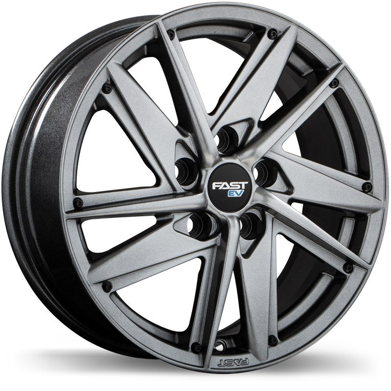 Fast Wheels EV01 20x8.5 wheel in Titanium — official Fastco product image