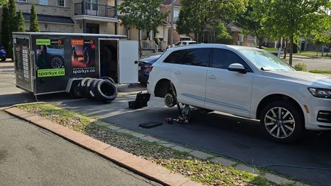 Mobile tire sales and service across the Greater Toronto Area — switching to winter tires at the 7°C rule